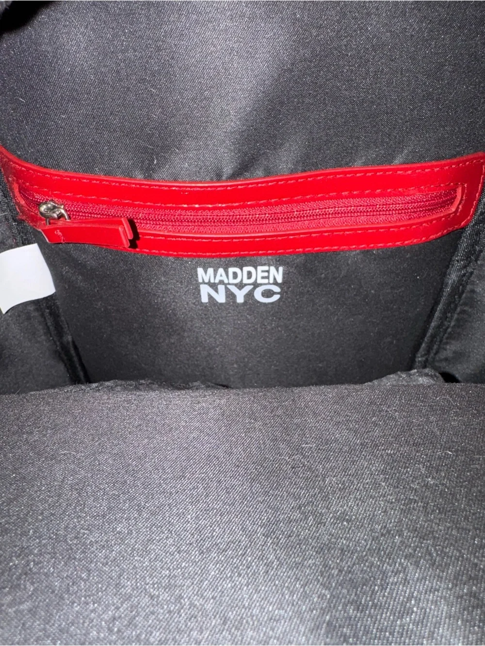 Steve Madden Shiny Red Mini Backpack